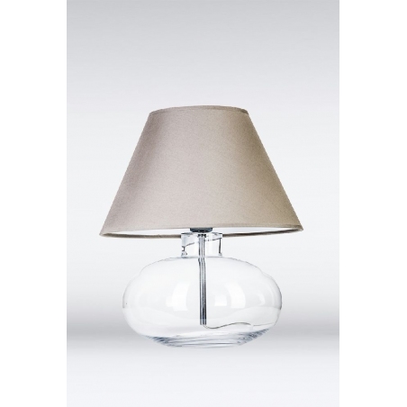 Bergen grey glass table lamp 4Concepts