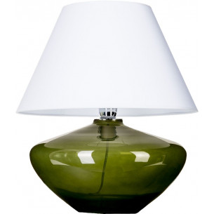 Madrid Green white glass table lamp 4Concepts