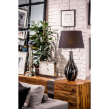 Modena Black black glass table lamp 4Concepts Modena Black black glass table lamp 4Concepts
