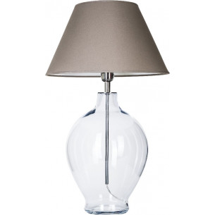 Capri grey glass table lamp 4Concepts