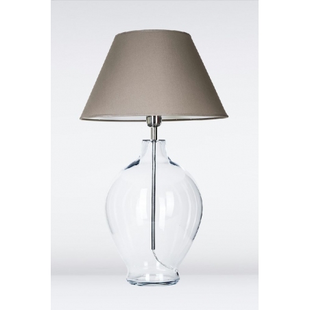 Capri grey glass table lamp 4Concepts