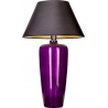 Bilbao Violet black glass table lamp 4Concepts