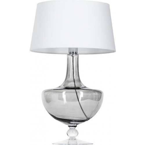 Oxford Transparent Black white glass table lamp 4Concepts