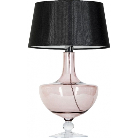 Oxford Transparent Copper black glass table lamp 4Concepts