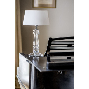 Petit Trianon white glass table lamp 4Concepts