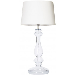 Versailles white glass table lamp 4Concepts