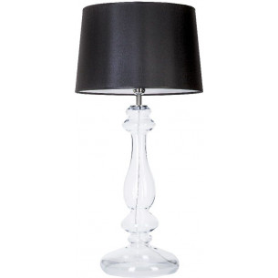 Versailles II black glass table lamp 4Concepts