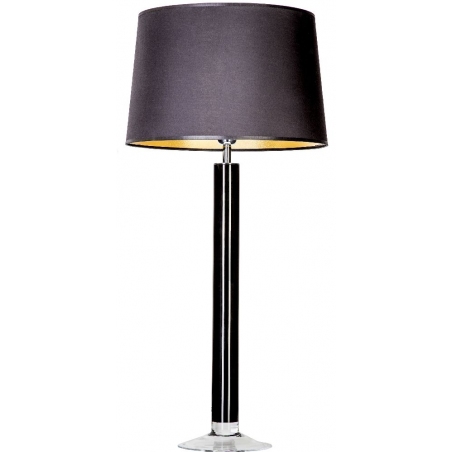 Stylowa Lampa stołowa szklana Fjord Black II Czarna 4Concepts do salonu.
