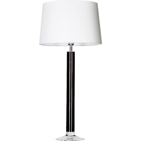 Stylowa Lampa stołowa szklana Fjord Black Biała 4Concepts do salonu.