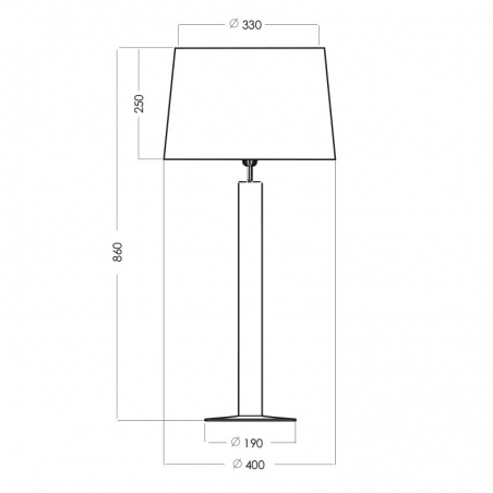Fjord Black white glass table lamp 4Concepts