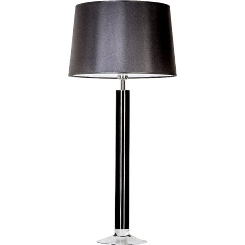 Stylowa Lampa stołowa szklana Fjord Black Czarna 4Concepts do salonu.