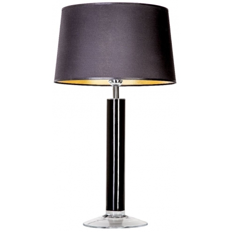Stylowa Lampa stołowa szklana Little Fjord Black II Czarna 4Concepts do salonu.