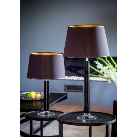 Little Fjord Black II black glass table lamp 4Concepts