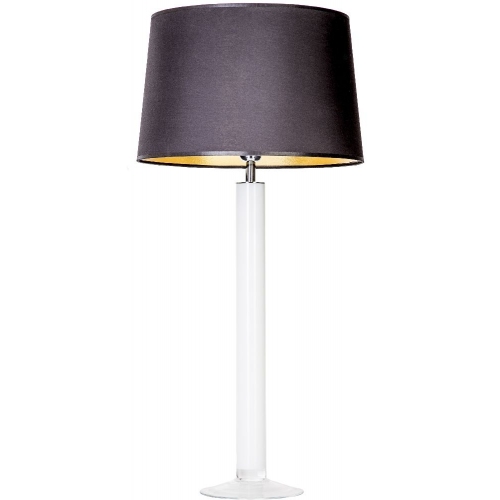 Fjord White II black glass table lamp 4Concepts