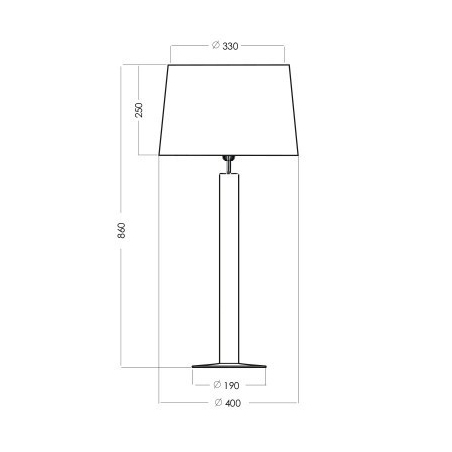 Fjord White white glass table lamp 4Concepts