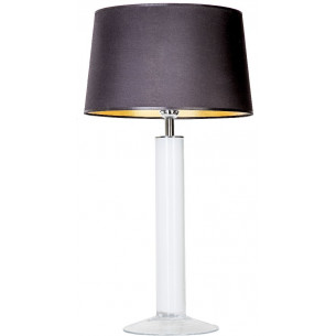 Fjord White II black glass table lamp Little 4Concepts