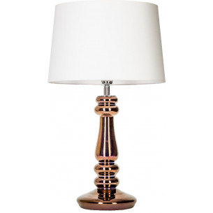 Petit Trianon Copper white glass table lamp 4Concepts