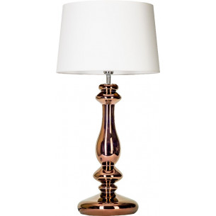 Versailles Copper white glass table lamp 4Concepts