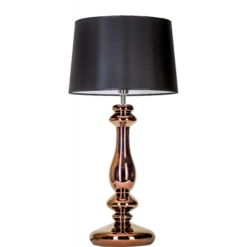 Versailles Copper black glass table lamp 4Concepts