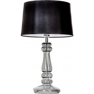 Petit Trianon Transparent Black black glass table lamp 4Concepts