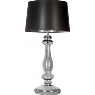 Versailles Transparent Black black glass table lamp 4Concepts