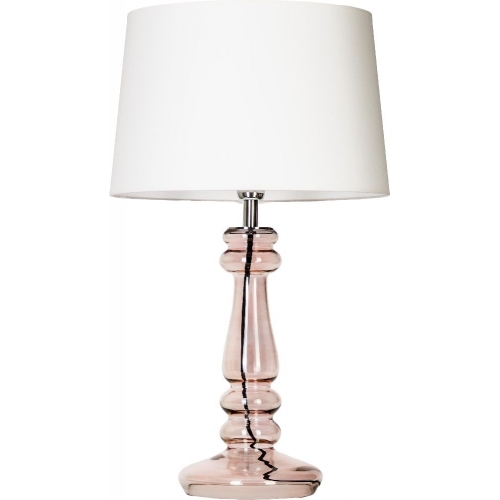 Petit Trianon Transparent Copper white glass table lamp 4Concepts