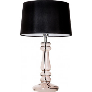 Petit Trianon Transparent Copper black glass table lamp 4Concepts