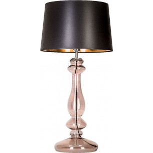 Versailles Transparent Copper black glass table lamp 4Concepts