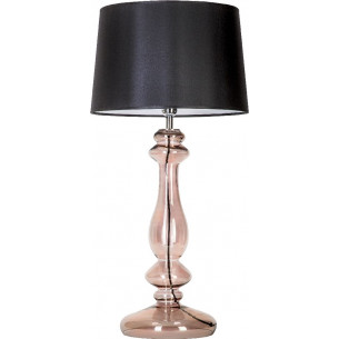 Versailles Transparent Copper blackglass table lamp  4Concepts