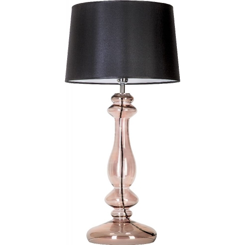 Versailles Transparent Copper blackglass table lamp  4Concepts