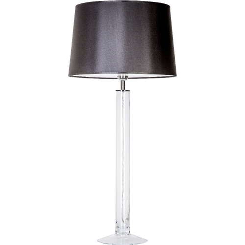 Stylowa Lampa stołowa szklana Fjord Czarna 4Concepts do salonu.