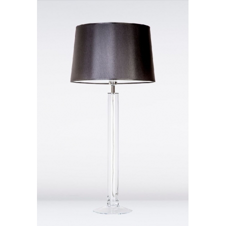 Stylowa Lampa stołowa szklana Fjord Czarna 4Concepts do salonu.