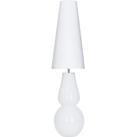 Milano White glass table lamp 4Concepts