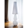 Stylowa Lampa stołowa szklana Milano White Biała 4Concepts do salonu.