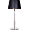 Stylowa Lampa stołowa szklana Lozanna Czarna 4Concepts do salonu.