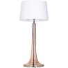 Lozanna Transparent Copper white glass table lamp 4Concepts