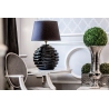 Saint Tropez Black black glass table lamp 4Concepts