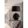 Antibes Black black glass table lamp 4Concepts