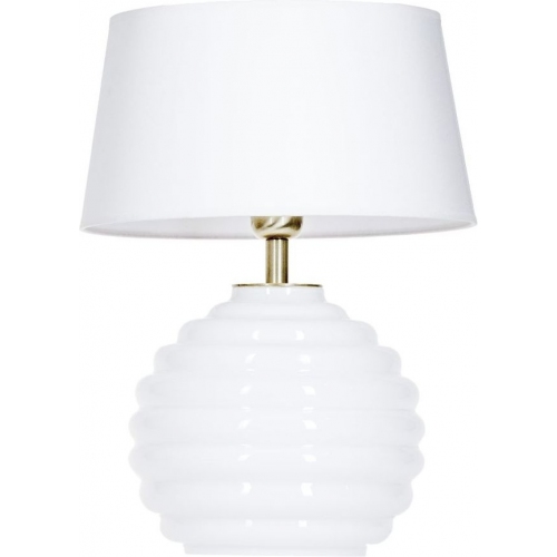 Antibes White white glass table lamp 4Concepts