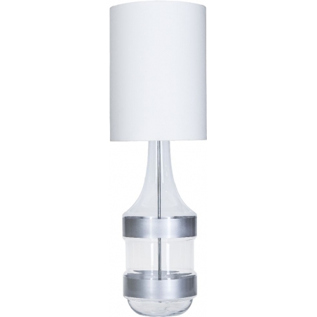 Biaritz Silver white glass table lamp 4Concepts