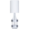 Biaritz Silver white glass table lamp 4Concepts