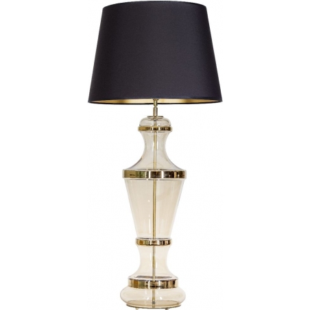 Roma Gold black glass table lamp 4Concepts