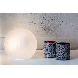 Livorno white glass ball table lamp 4Concepts