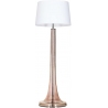 Zürich white glass floor lamp with shade 4Concepts
