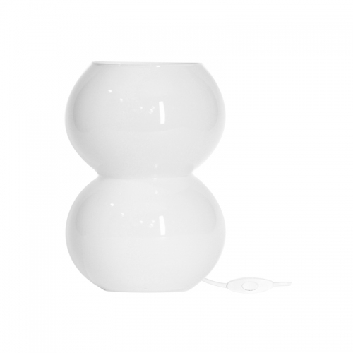 Erba white glass table lamp 4Concepts