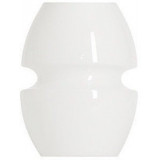 Stylowa Lampa stołowa szklana Asola Biała 4Concepts do sypialni.