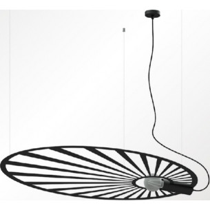 Designerska Lampa wisząca druciana Lehdet 110 Thoro do salonu i sypialni. 2