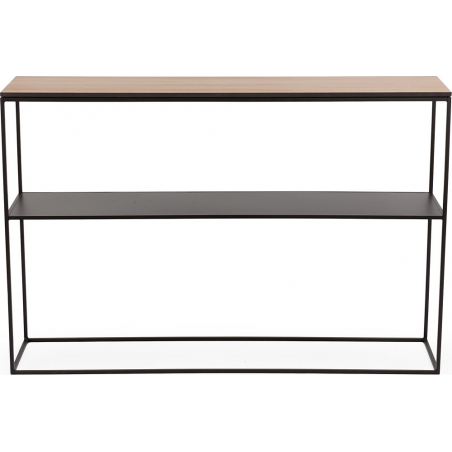 Stam 118 oak industrial console table with shelf Nordifra