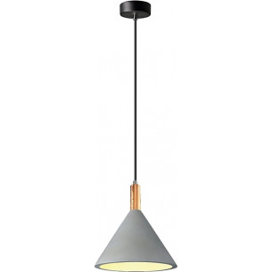 Deneb 20 dark grey concrete pendant lamp Lumatix