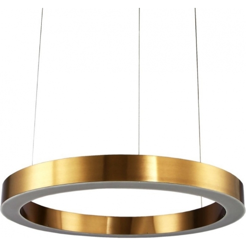 Circle LED 120 brass round pendant lamp Step Into Design
